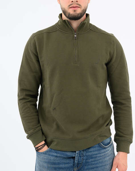 NAUTICA BLUZA HANORAC ΜΜ PIQUE FLEECE 1/4 ZIP