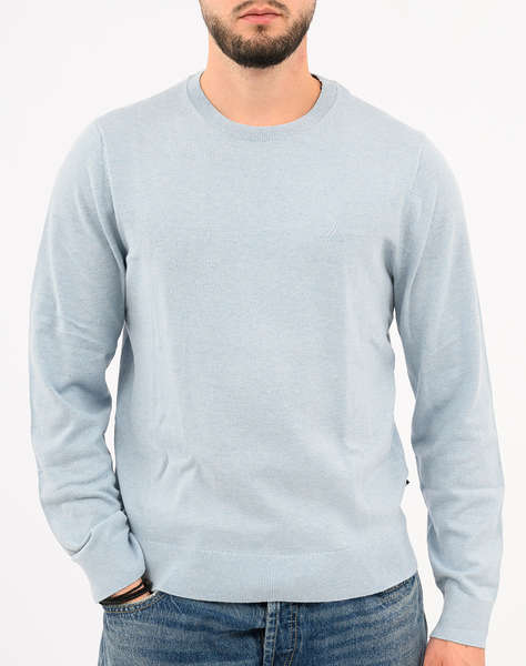 NAUTICA BLUZA TRICOTATA ΜΜ PERFORMANCE SOLID CREW (12GG)