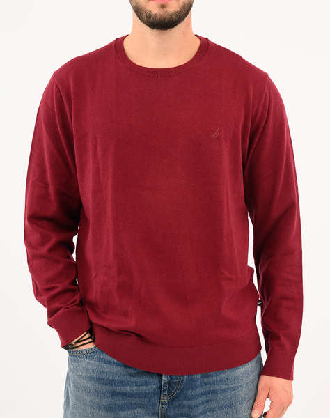 NAUTICA BLUZA TRICOTATA ΜΜ PERFORMANCE SOLID CREW (12GG)