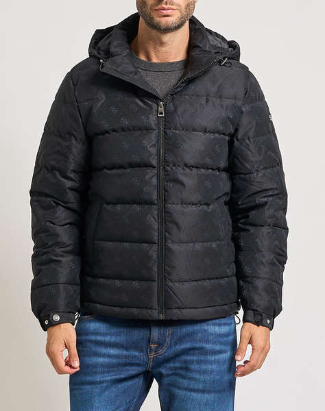 GUESS MONOGRAM PUFFA JACKET GEACA DE BARBATI