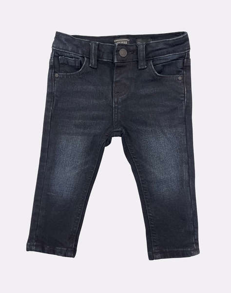 GUESS BLUE BLACK STRAIGHT PANTS PANTALONI DE COPII BOY