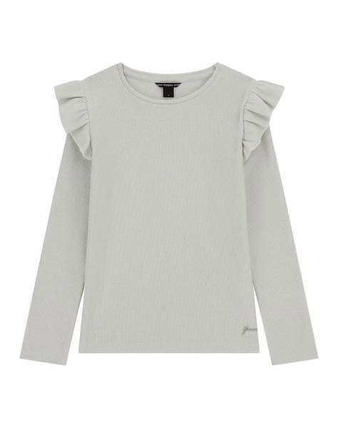 GUESS RIB LUREX LS T-SHIRT BLUZA DE COPII GIRL