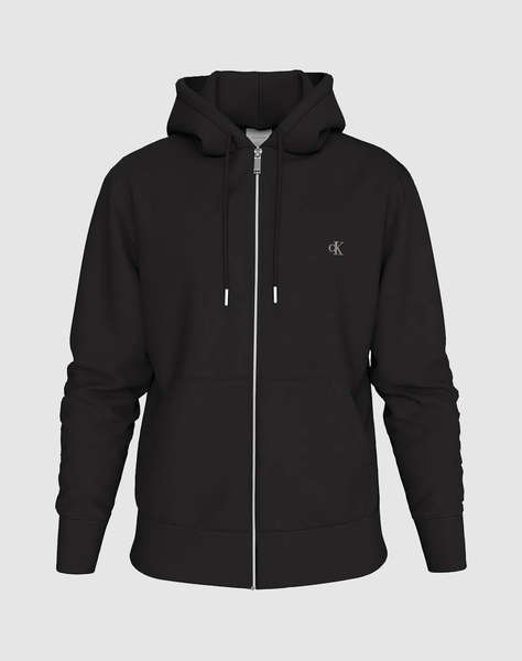 CALVIN KLEIN JEANS LS EU 350TERRY MONOGRAM FZ HOODI