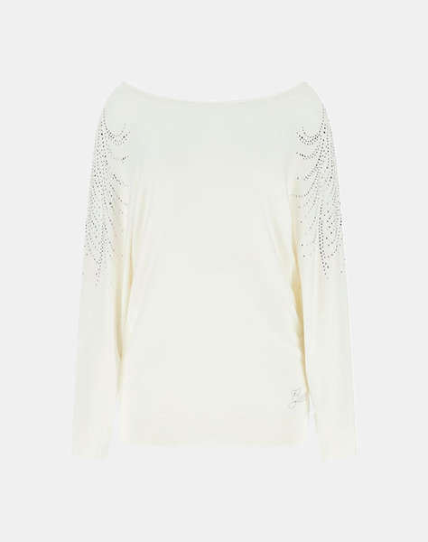 GUESS BAT SLEEVE LORETTA LOGO SWTR TRICOTAT DE DAMA