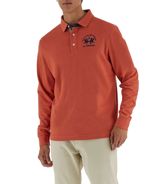 LA MARTINA BLUZA POLΟ MM MAN L/S POLO HEAVY JERSEY