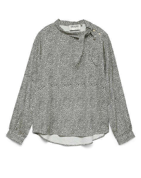 AWARE BY VERO MODA AWTELVA LS HIGH-NECK MIDI BLOUSE