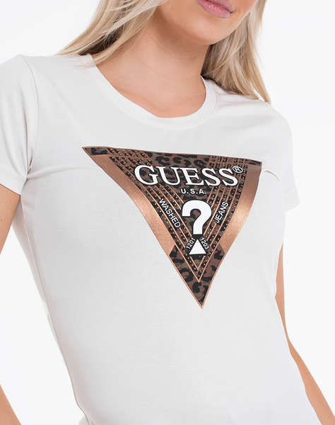 GUESS SS CN LEO TRIANGLE TEE BLUZA DE DAMA