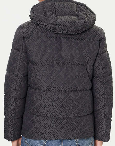 GUESS ALLOVER LOGO PUFFA JACKET GEACA DE BARBATI