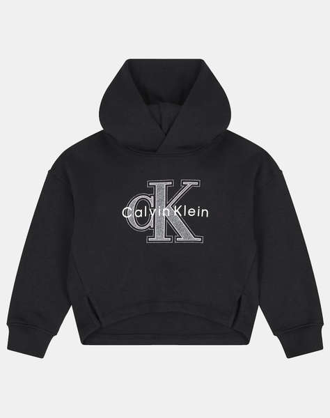CALVIN KLEIN FESTIVE GRAPHIC FLEECE HOODIE