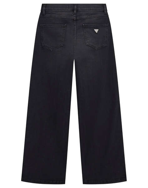 GUESS 90S BLK STR DNM PANTS W/RH PANTALONI DE COPII GIRL