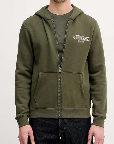 GUESS ZIP BASIC SWEATSHIRT HANORAC DE BARBATI