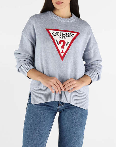 GUESS JEANS GJ LS CN BIG TRIANGLE SWTR BLUZA DE DAMA