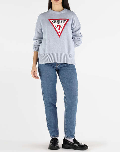 GUESS JEANS GJ LS CN BIG TRIANGLE SWTR BLUZA DE DAMA