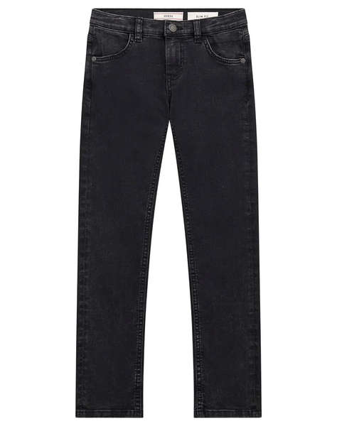 GUESS SLIM BLACKSTRETCH DENIM PANTS PANTALONI DE COPII BOY