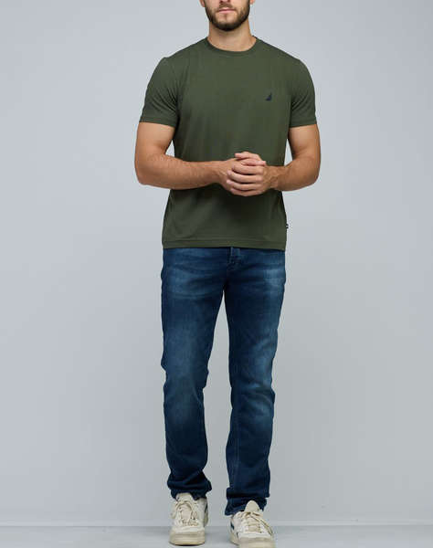 NAUTICA BLUZA T-SHIRT ΚΜ SS ANCHOR POCKET TEE