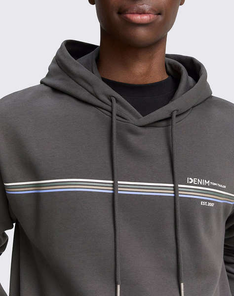 TOM TAILOR PRINTED SWEAT HOODIE HANORAC DE BARBATI