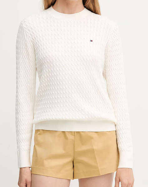 TOMMY HILFIGER CO CABLE C-NK LS SWEATER