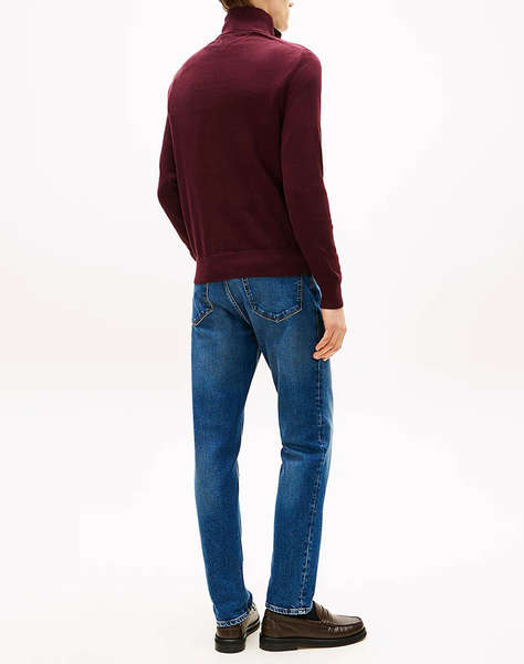 TOMMY HILFIGER PIMA ORG CTN CASHMERE ZIP MOCK