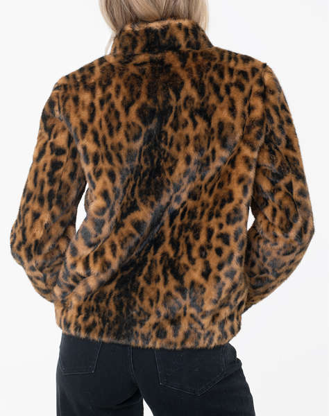 GUESS LUNA FAUX FUR LEOPARD JACKET GEACA DE DAMA