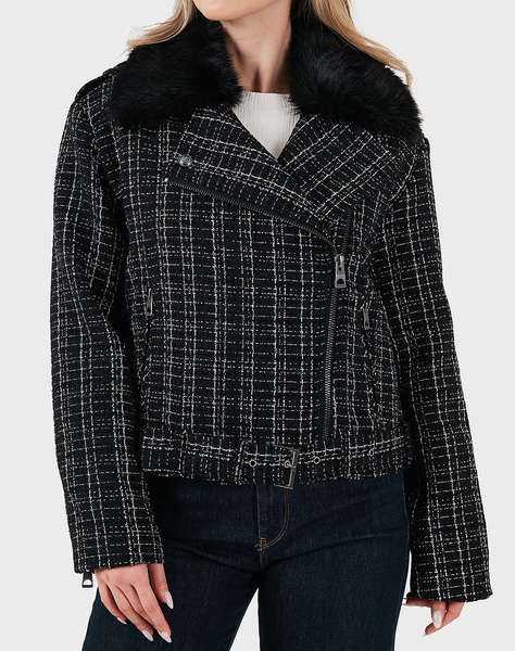 GUESS SANDRA TWEED BIKER GEACA DE DAMA