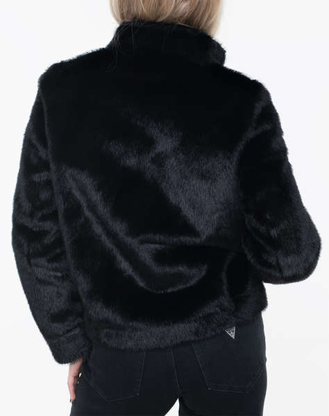 GUESS LUNA FAUX FUR JACKET GEACA DE DAMA