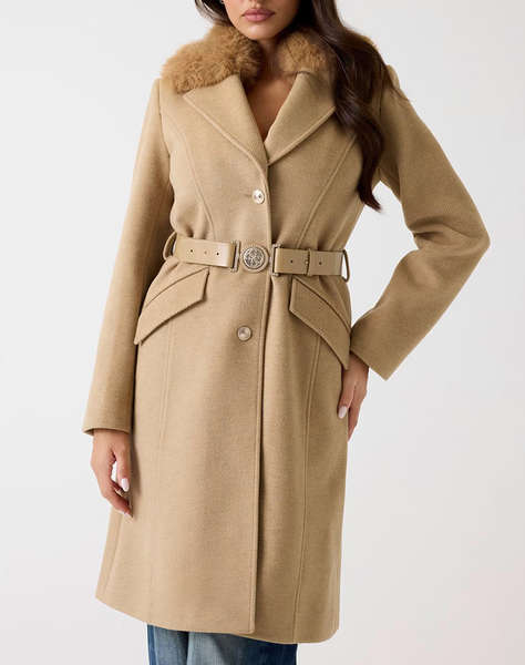 GUESS NEW PATRICE BELTED COAT PALTON DE DAMA