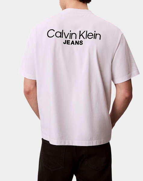 CALVIN KLEIN LOGO BACK PRINT T-SHIRT