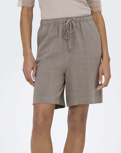 ONLY ONLSIESTA MW PULL-UP LIN BL SHORTS NOOS
