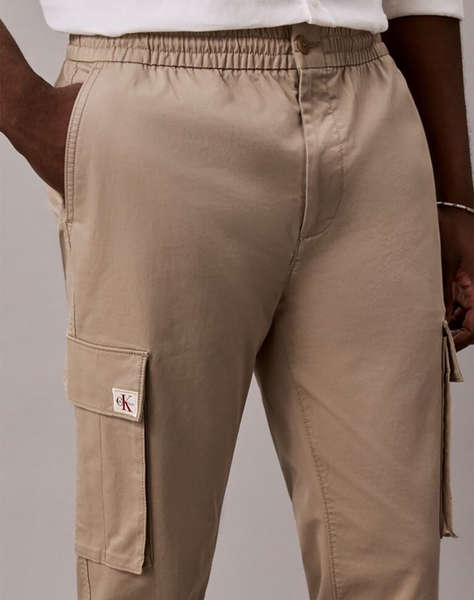 CALVIN KLEIN SKINNY ELASTIC TWILL CARGO PANT
