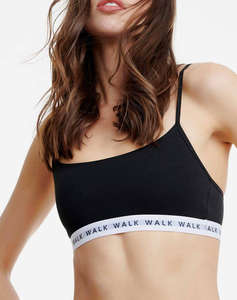 WALK DE DAMA DIN BUMBAC BRALETTE CU ELASTIC