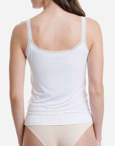 WALK DE DAMA TOP ΜΕ BRETEA CU DANTELA/BAMBOO