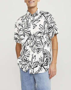 JACK&JONES JORLAFAYETTE AOP SHIRT SS LN