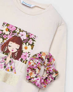 MAYORAL Bluza cu maneca lunga cu elastic