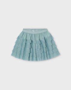 MAYORAL Fusta tulle plisata