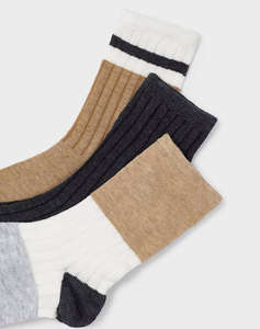 MAYORAL Set de 3 sosetute canale