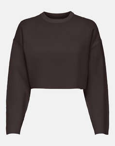 ONLY ONLANNY LS CROPPED O-NECK KNT