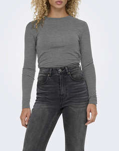 ONLY ONLSIA L/S O-NECK TOP BOX JRS