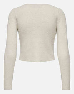 ONLY ONLRICA LIFE LS VNECK PEARL CARDIGAN KNT