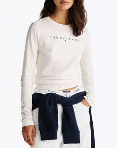 TOMMY JEANS TJW SLIM LINEAR TEE LS EXT
