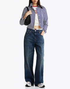 TOMMY JEANS TJW CRP RLX POPLIN SHIRT