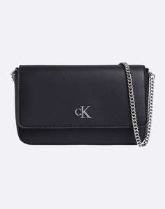 CALVIN KLEIN JEANS MINIMAL MONOGRAM EW FLAP PH/CB19 (Dimensiuni: 19 x 12 x 4cm.)