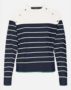 VERO MODA VMALMA LS O-NECK RAGLAN PULLOVER BOO