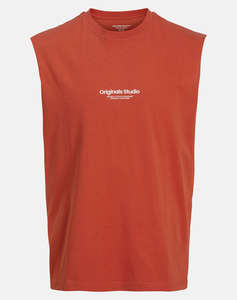 JACK&JONES JORVESTERBRO SLEEVELESS TEE SN