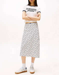 TOMMY JEANS TJW MIDI AOP SKIRT