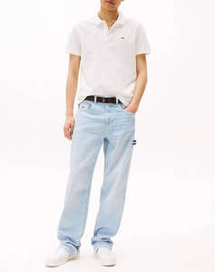 TOMMY JEANS TJM SLIM PLACKET POLO EXT