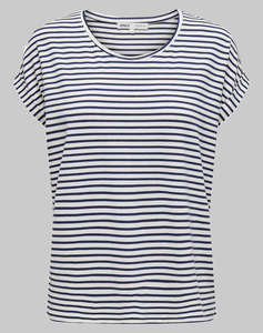 ONLY ONLMOSTER STRIPE S/S O-NECK TOP JRS NOOS