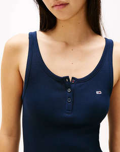 TOMMY JEANS TJW BUTTON TANK DRESS