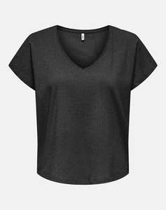ONLY ONLASIA S/S V-NECK TOP CC JRS