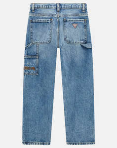GUESS RIGID DENIM WORKER FIT PANTS PANTALONI DE COPII BOY