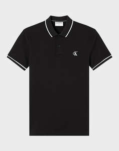 CALVIN KLEIN JEANS TIPPING SLIM POLO